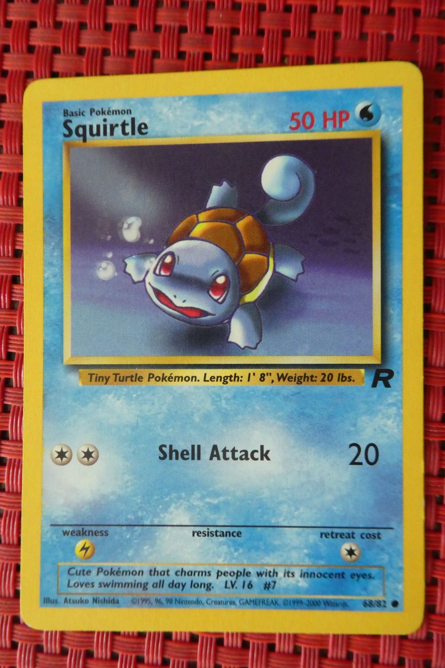 Pokémon Carte collezionabili: Pokémon SQUIRTLE / Team Rocket – Usato da Au ZH venduto da Osterhase4