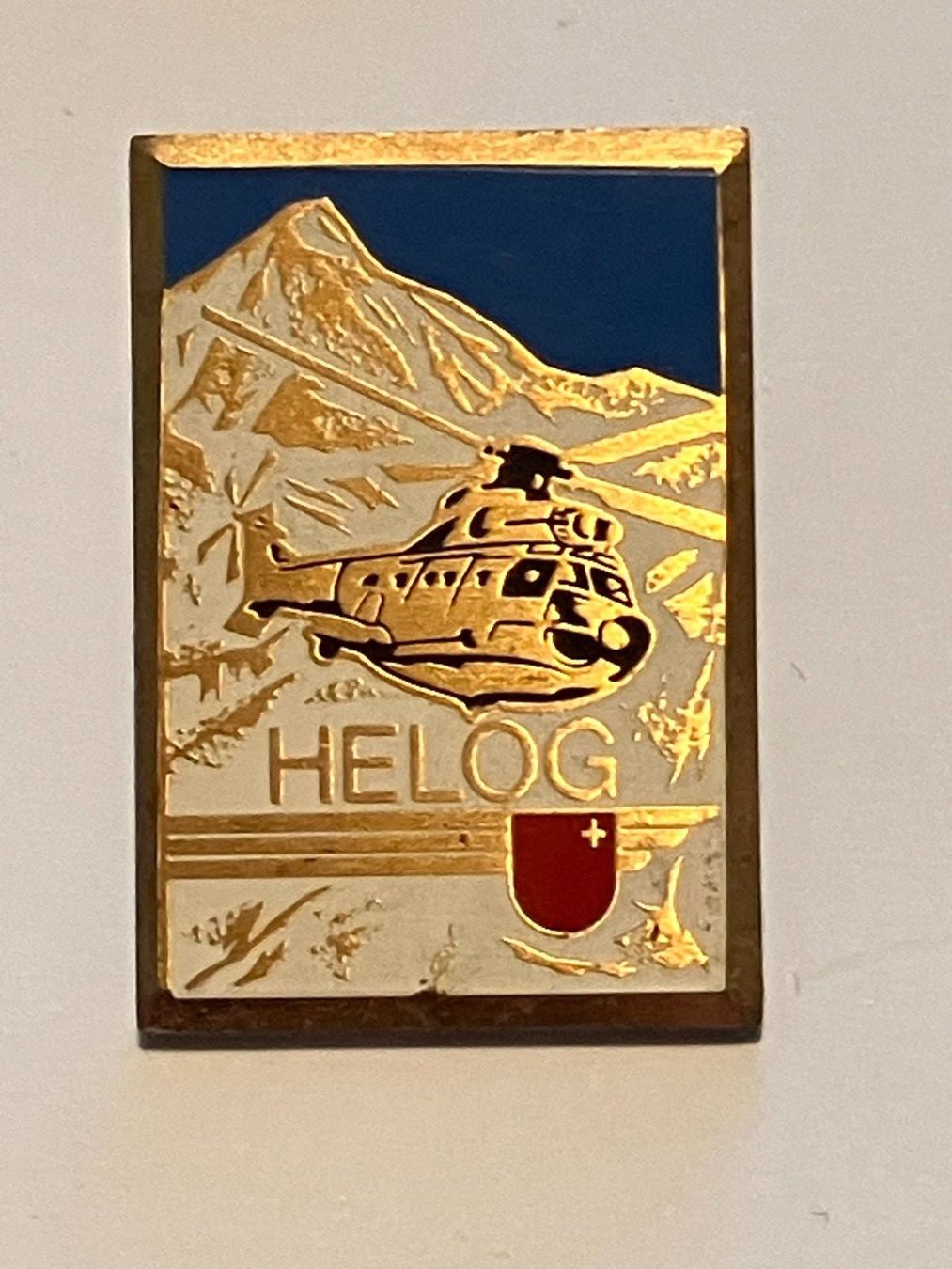 Placchette & Badge: 1 Pin Helog Helikopter – Usato da Basel venduto da djwwpp