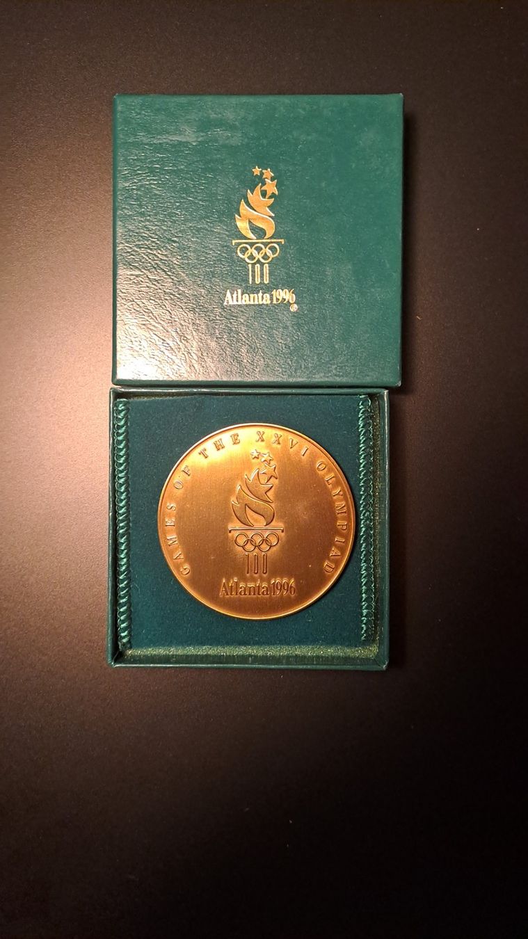 Medaglie: Olympic Centennial Medal - Atlanta 1996 – Usato da Morges venduto da kutabeach