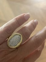 Bague Cartier Baignoire Or jaune & diamants