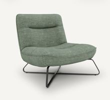 Sessel Graugrün inkl.Hocker