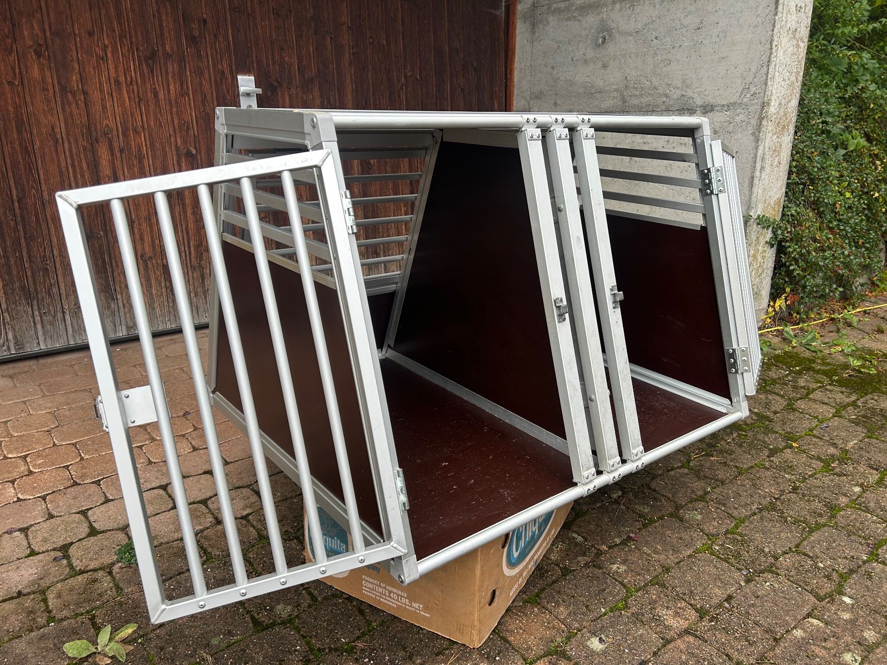 Gabbie, trasporto & Sicurezza: Hunde-Doppelbox – Usato da Fahrni b. Thun venduto da achilleus-wwf 3