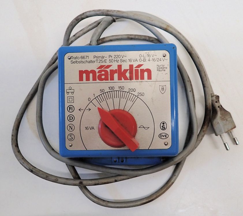 MARKLIN SUPER TRASFORMATORE 280 A SOLO PER CORRENTE ALTERNATA 160 Volt Treno Old