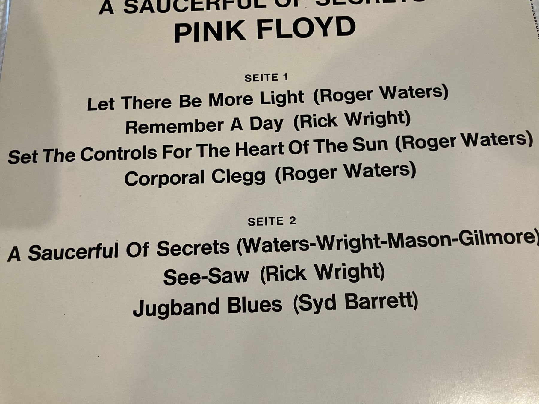 Dischi in vinile: Pink Floyd – Usato da Aarwangen venduto da Jukebox3 3