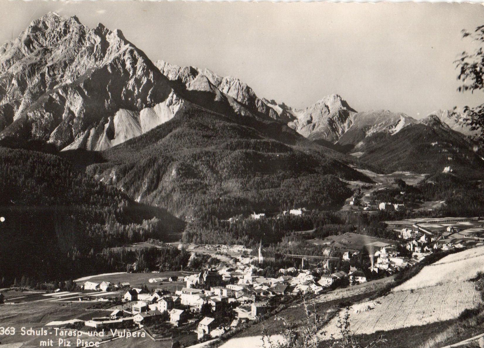 Ansichtskarten: Schuls-Tarasp-Vulpera – Gebraucht aus Melano von pisonsdro