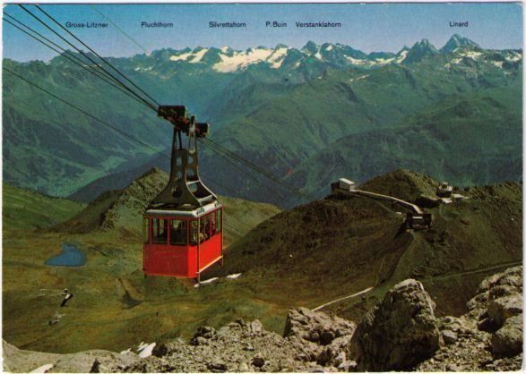 Cartoline postali: Davos - Weissfluhgipfelbahn – Usato da Binningen venduto da Mountainrider