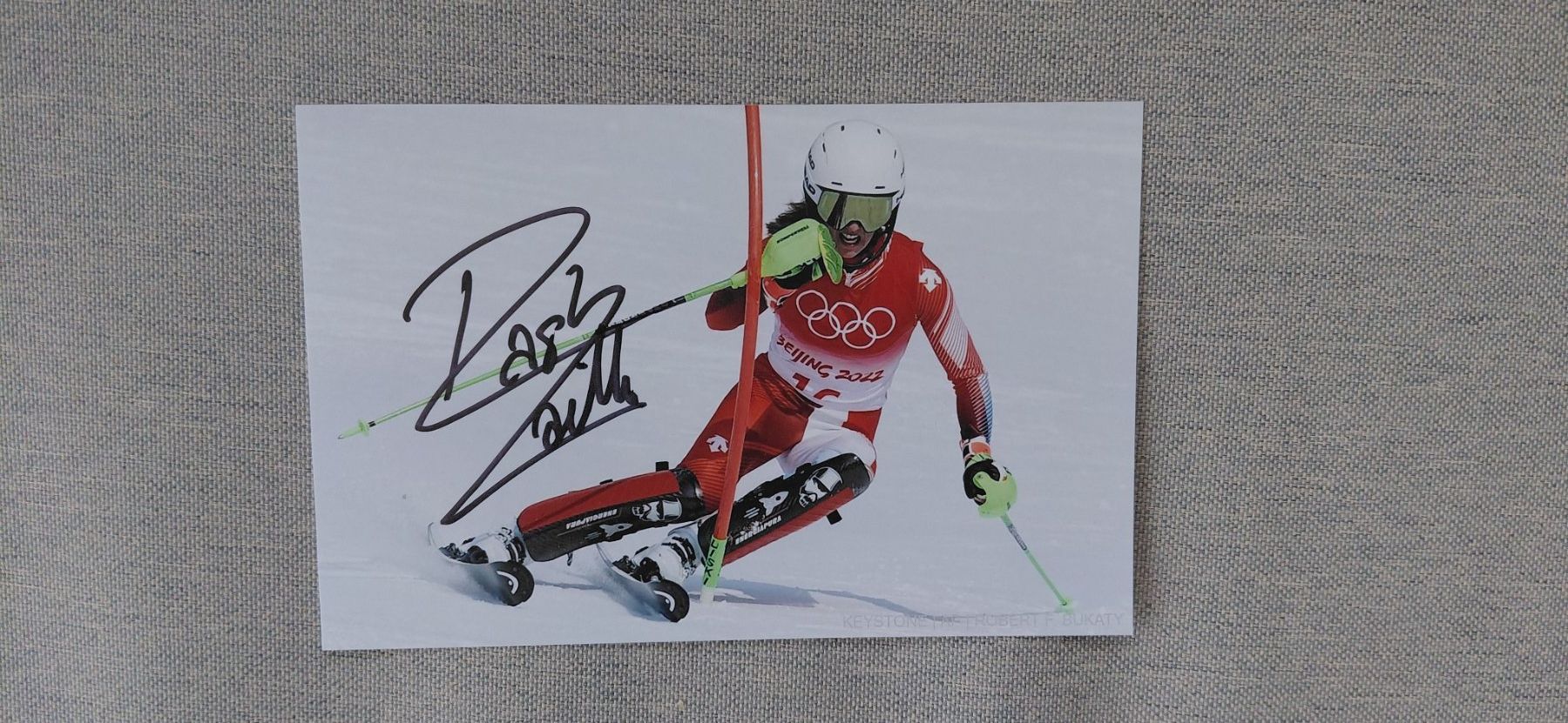 Autographes: Autogramm Camiille Rast – D'occasion à Schmerikon par Olympia04