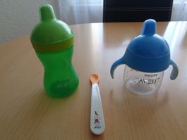 Avent Trinkbecher und Breilöffeli
