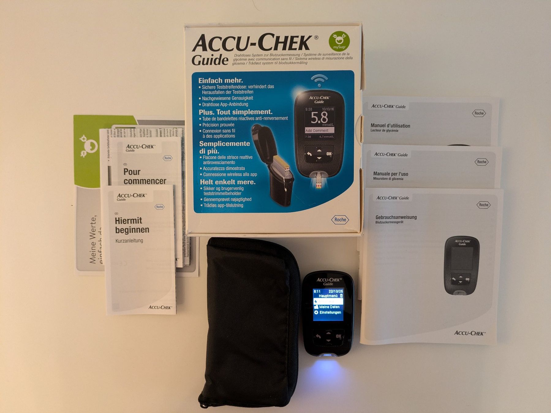 Accu-Chek Attrezzature mediche: Accu-Chek Guide Blutzuckermessgerät – Usato da Zürich venduto da funfundfunfzig