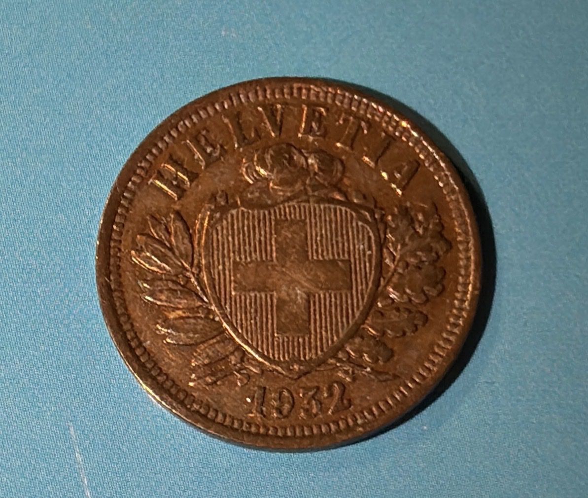 Tutti le monete: 2 Rappens  Suisse 1932 - Pièce de Collection – Usato da SION venduto da MARCO-P-SION