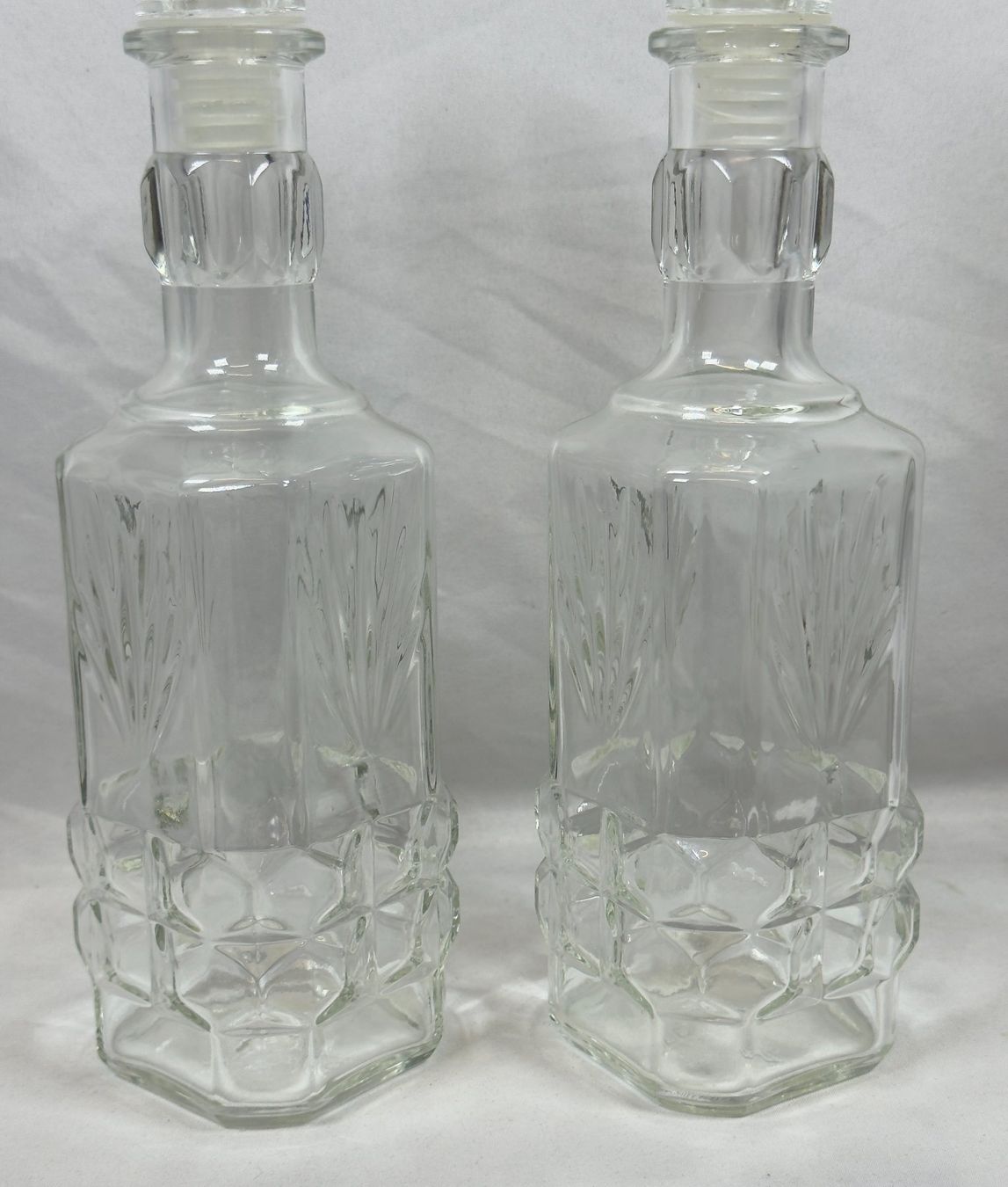 Caraffe: Paire de carafe en verre – Usato da Tramelan venduto da lolopat 1