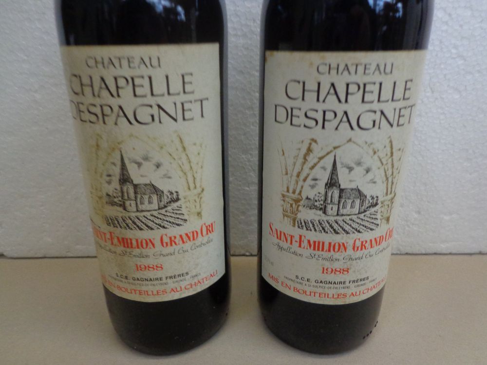 2 Flaschen Chateau Chapelle Despagnet Grand Cru | Kaufen auf Ricardo
