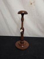 Holz Hutständer verstellbar dunkelbraun H33cm