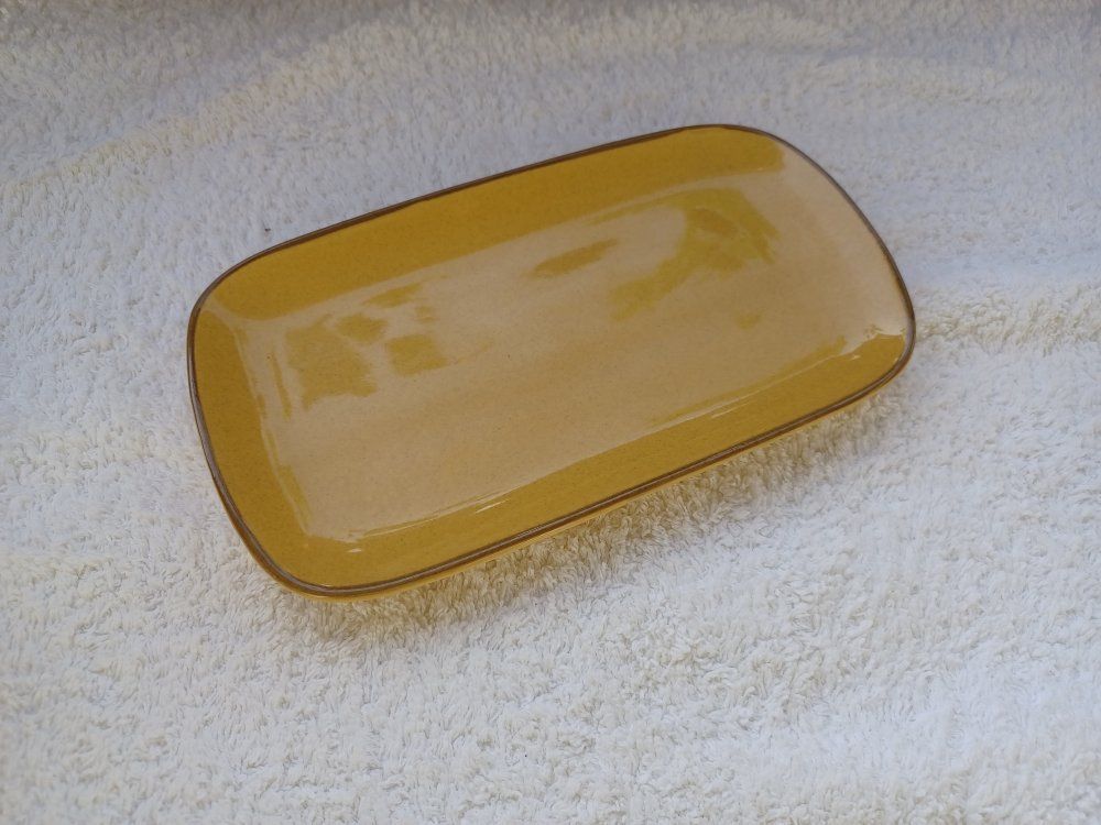 Rössler Altre Stoviglie: RÖSSLER Senffarbe Butterdose Plat à Beurre Moutarde -A66 – Usato da Morges venduto da vimajes12