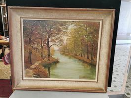 HUILE SUR PANNEAU SIGNÉE