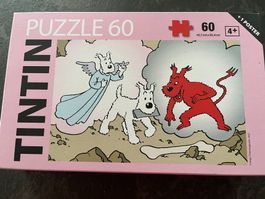 PUZZLE   für   Kinder    60 Teile   Tintin = Tim und Struppi