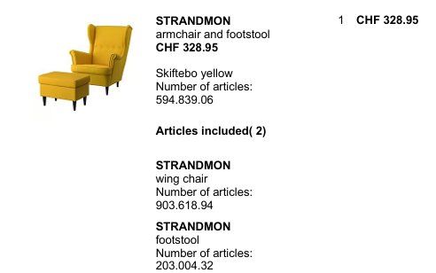 Ikea Sedie: Sessel - Armchair – Usato da Schaffhausen venduto da gdi_6st5 1