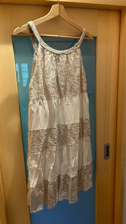 Trägerkleid in beige, one size