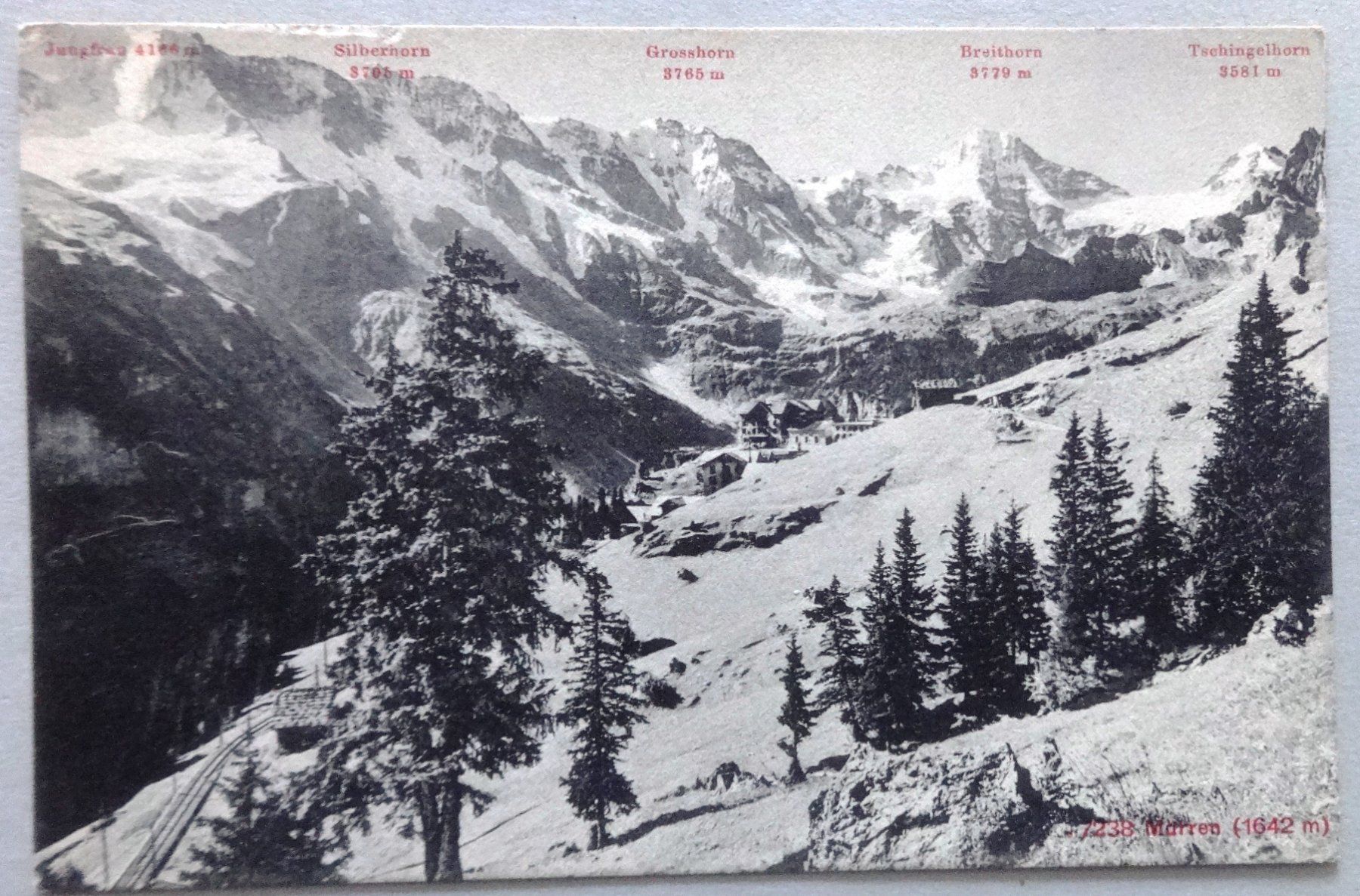 Cartoline postali: Mürren (1642 m) – Usato da Fétigny venduto da Billy2miny
