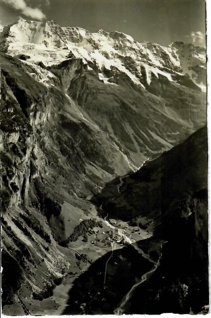 Ansichtskarten: Stechelberg - Lauterbrunnental – Gebraucht aus Hochdorf von Ziegel-16