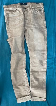 Blue de Genes - Designer Jeans Hose Beige (NEU)