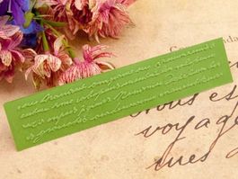 Prägeschablone Nr. 304, Schrift (Sizzix geeignet)