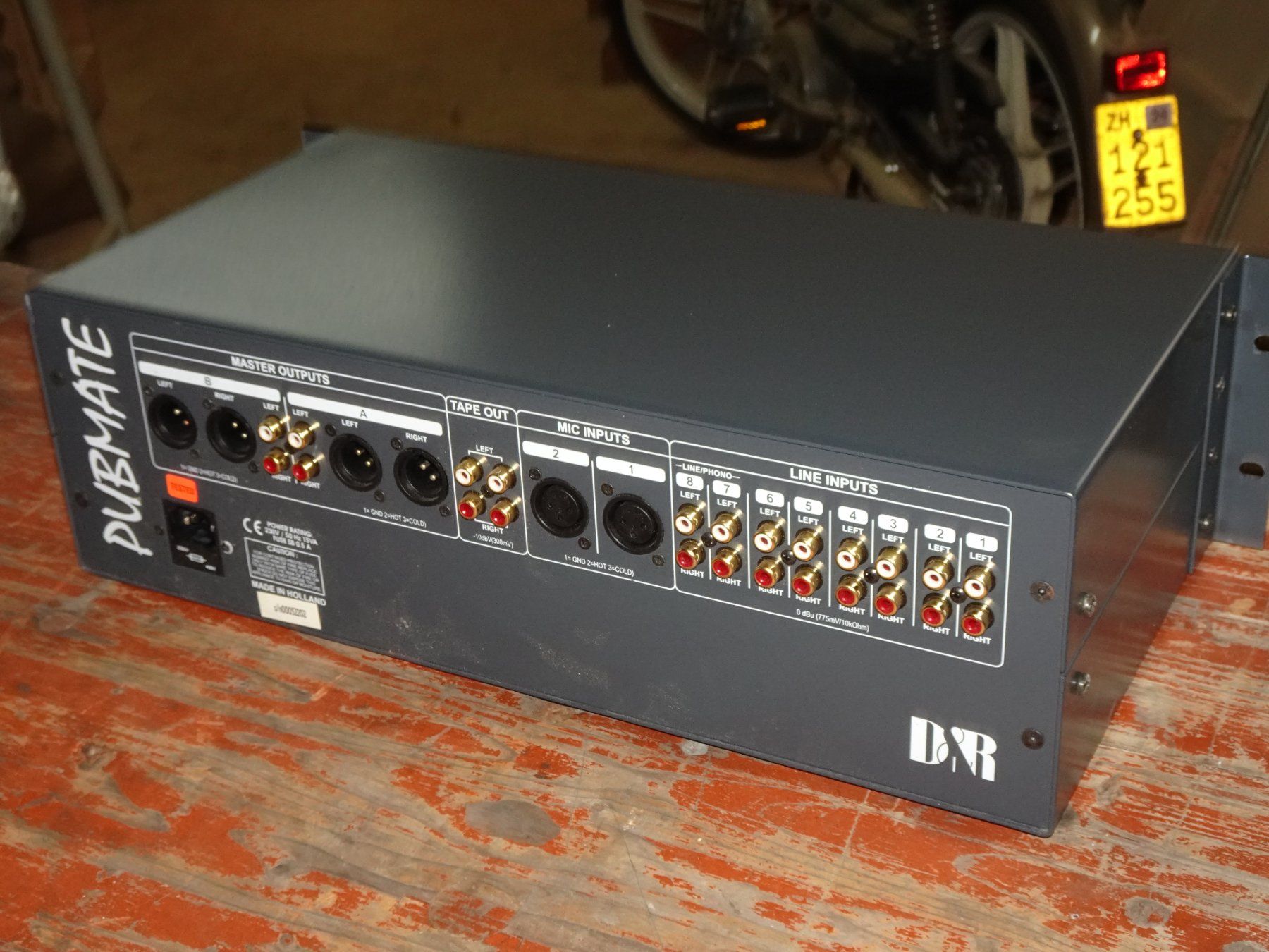 Mischpulte: PUBMATE 2-Zonen-Mixer D&R / 3HE - 19" - Mixer – Gebraucht aus Hütten von Technics01LT 4