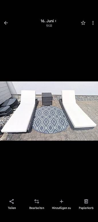 Sedie a sdraio: Liegestuhl Gartenliege SET – Usato da Bettwiesen venduto da lala8