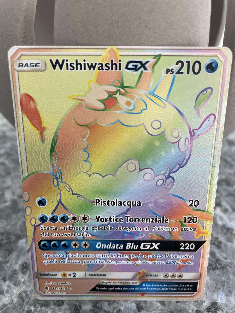 Pokémon Cartes à collectionner: Pokemon Wishiwashi GX – D'occasion à Ueberstorf par Vmirco