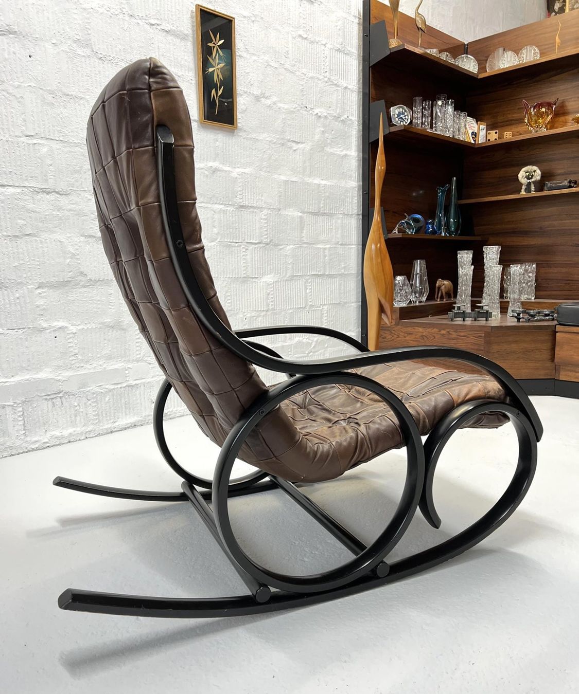 Strässle Sessel: Vintage Schaukelstuhl - Strässle – Gebraucht aus Walzenhausen von  5