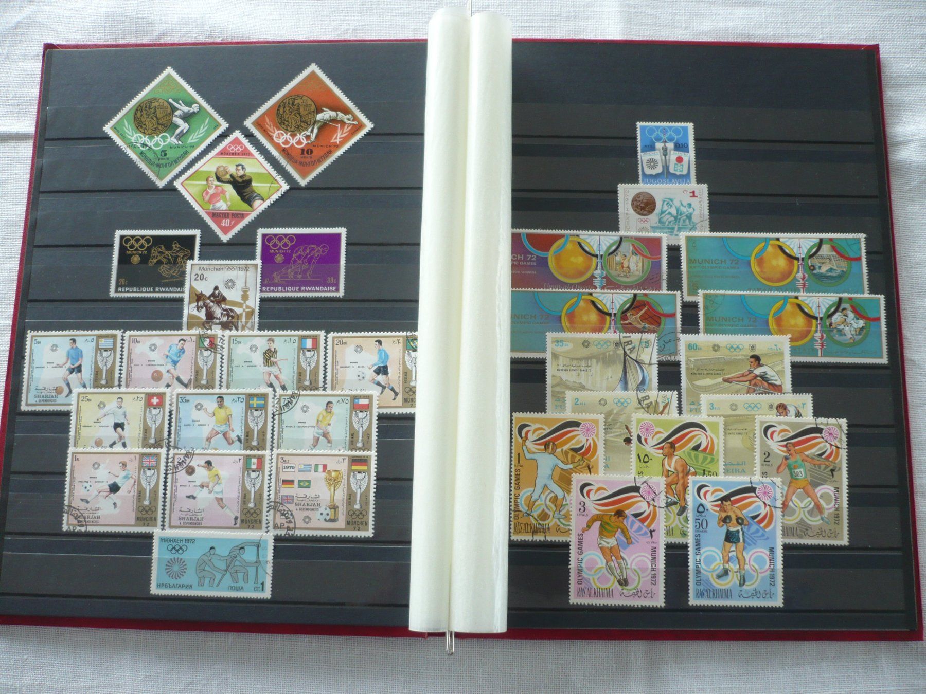 Tutti i francobolli: Olymp. Sommerspiele 1 kl. Sammlung mit 110 Marken – Usato da Zürich venduto da saltandpepper008 5