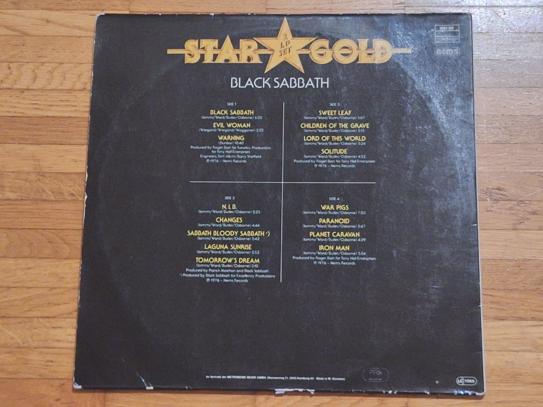 Dischi in vinile: Black Sabbath, Star Gold - 2 Vinyl LP DE 1977 – Nuovo (secondo la descrizione) da Oberentfelden venduto da Musicud 1