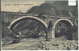 Amsteg - Alte Brücke der Gotthardbahn