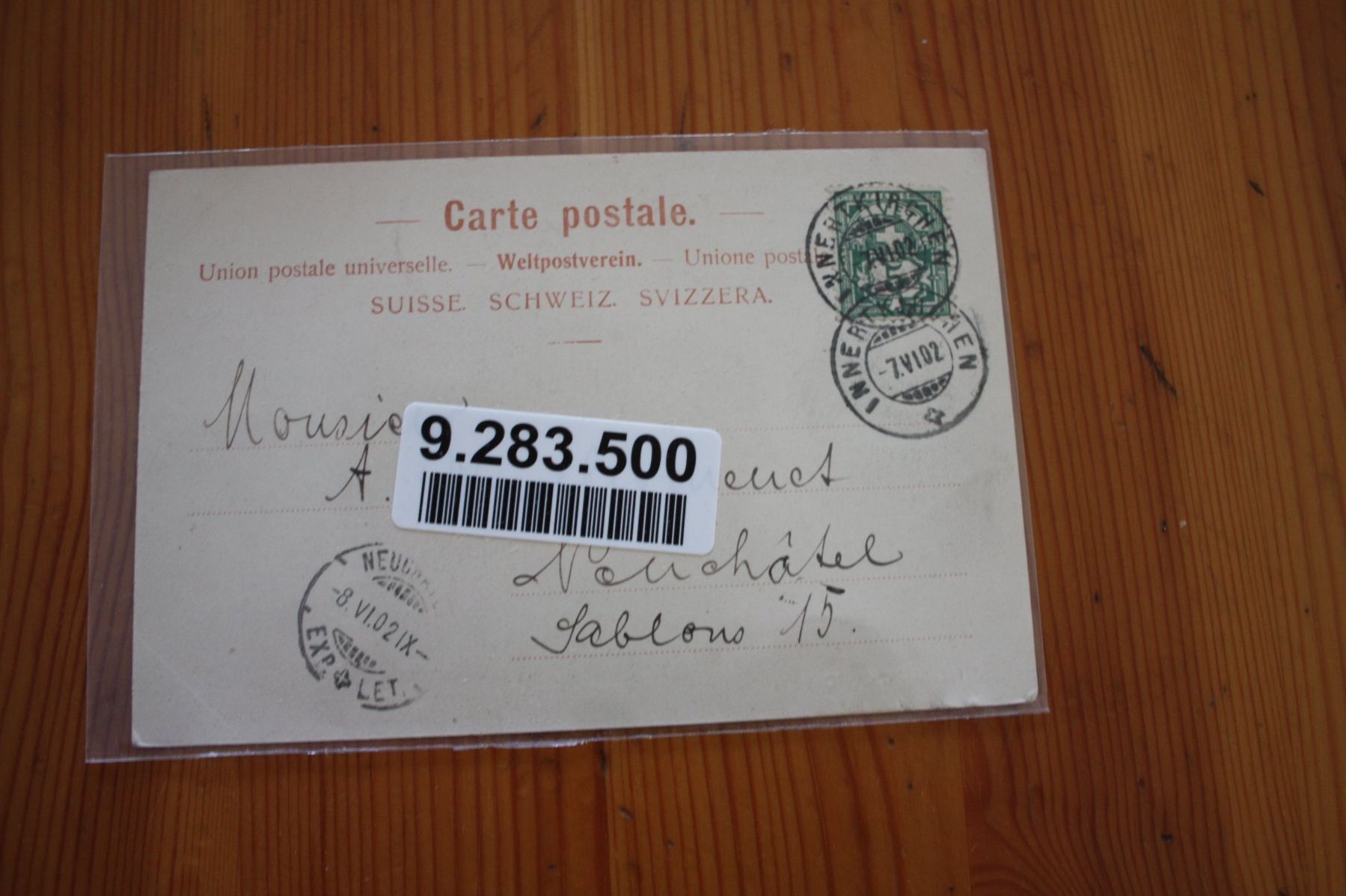 Cartoline postali: Innertkirchen – Usato da Altstätten SG venduto da sulim 1