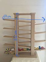 Circuit toboggan en bois