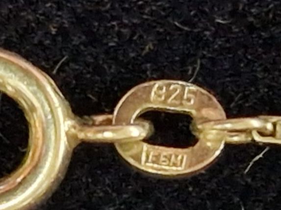 Catenine: SILBER HALSKETTE MIT ANHÄNGER – Usato da Bilten venduto da Mic2022 5