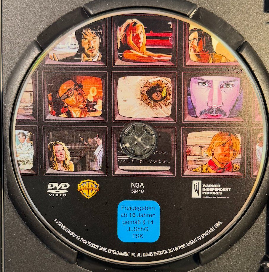 Tutti i DVDs: DVD A SCANNER DARKLY - der dunkle Schirm - KEANU REEVES ROBE – Usato da Wisen venduto da gigisna 1