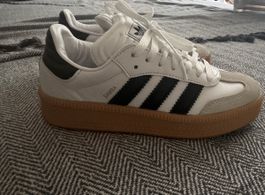 Adidas Samba Platform bianche/nere, come nuove!