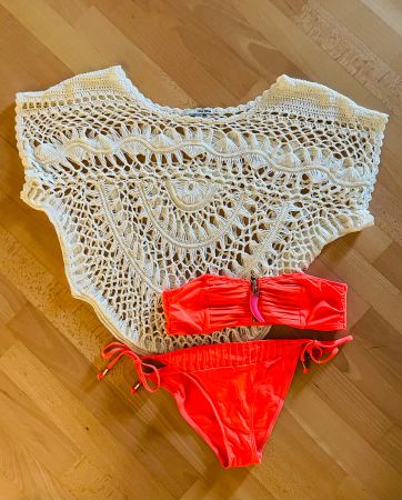 Bikini inkl. Häckelshirt / Grösse 34/38
