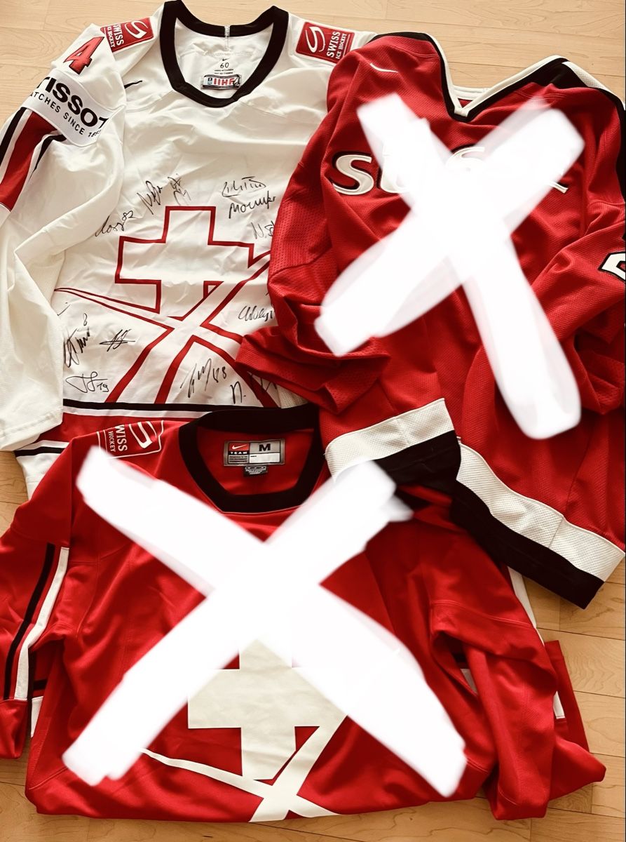 Schweizer Nati Canottiere & Pantaloni: Matchworn Trikot Schweizer Nati (Geering) – Usato da Bülach venduto da qnz12 1