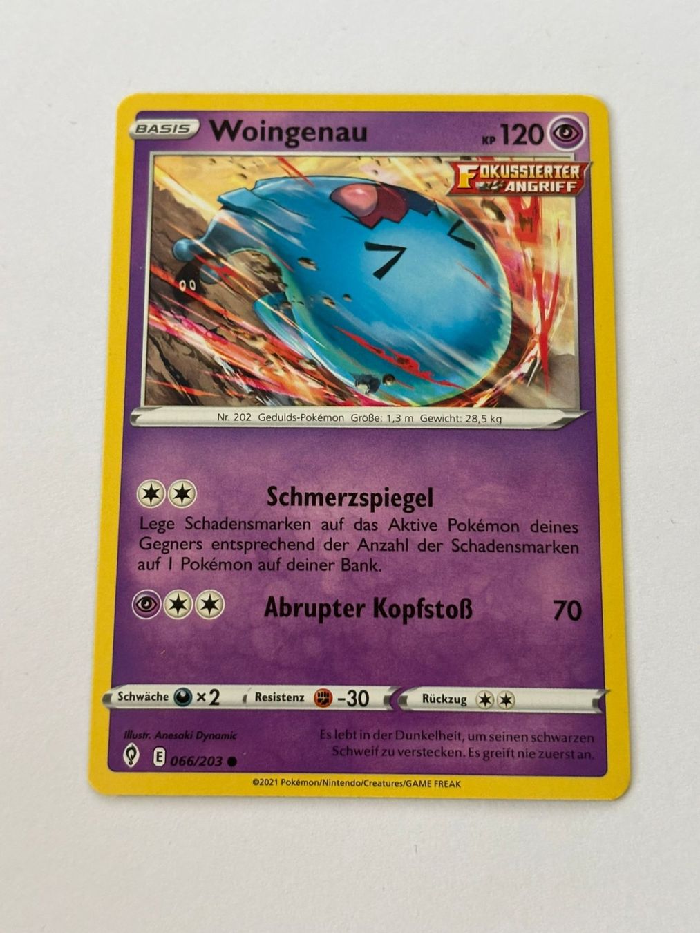 Pokémon Sammelbilder & Trading cards: Woingenau 066/203 – Gebraucht aus Herisau von Seyashop_2