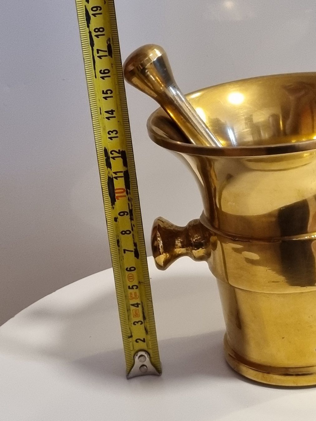 Altro per cucinare: Messing Mörser mit Stößel Vintage schwer – Usato da Scharnachtal venduto da devin03 3