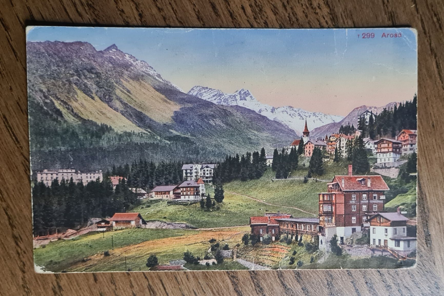 Cartoline postali: Arosa 1925 – Usato da Ebikon venduto da Donar50