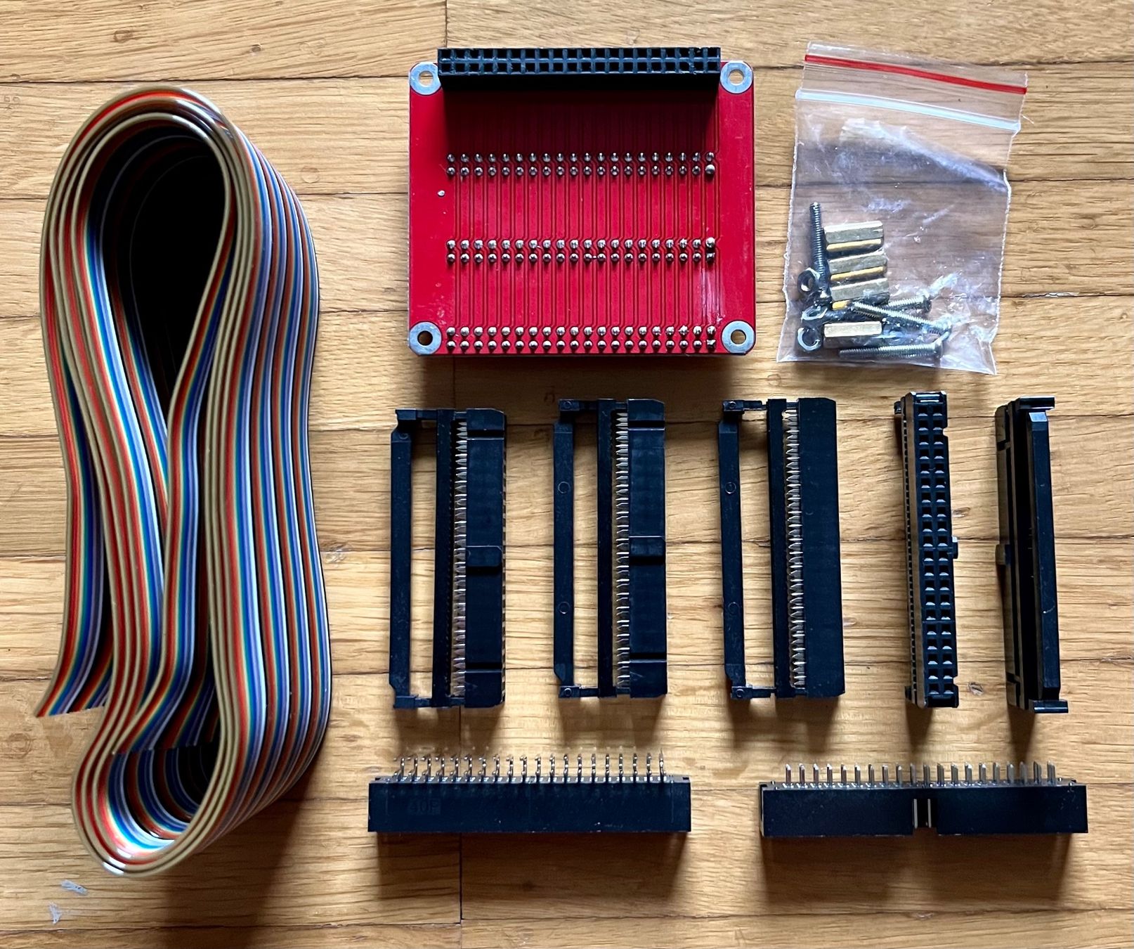 Componenti elettronici: Set GPIO Expansion Board Raspberry Pi Shield rot – Nuovo (secondo la descrizione) da Glattbrugg venduto da Jaspis10 1