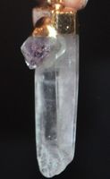 Anhänger L-3250 – Kristall mit Amethyst