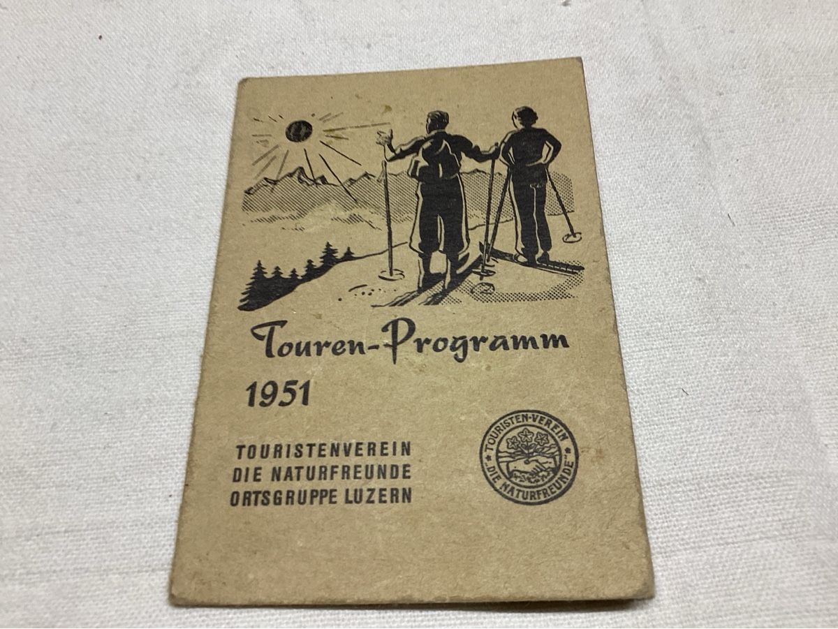 Cartoline postali: LUZERN dépliant pub 1951 – Usato da Luc (Ayent) venduto da Rebouille