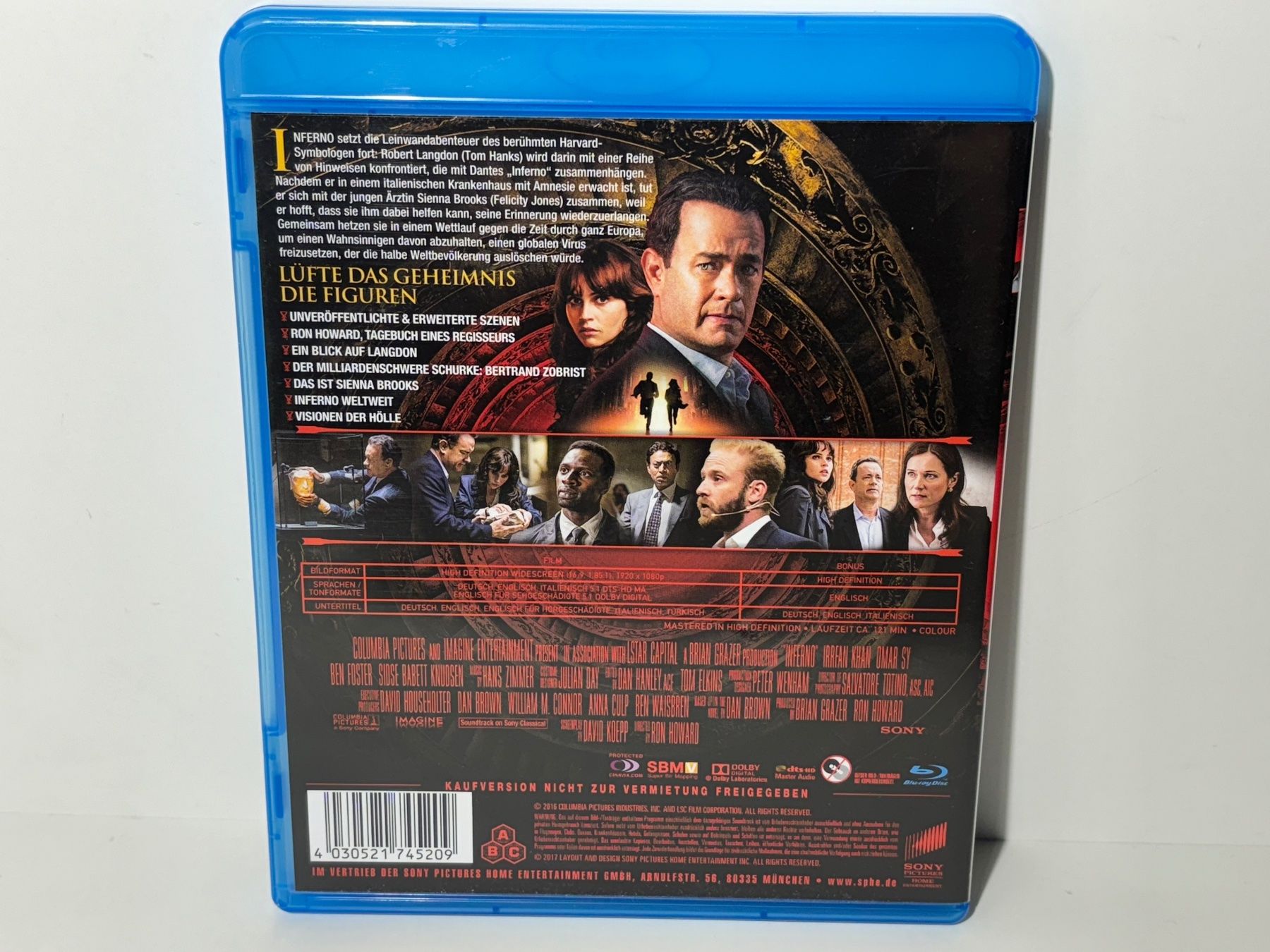 Alle DVDs: The Da Vinci Code - Illuminati - Inferno Blu Ray – Gebraucht aus Wilderswil von  8