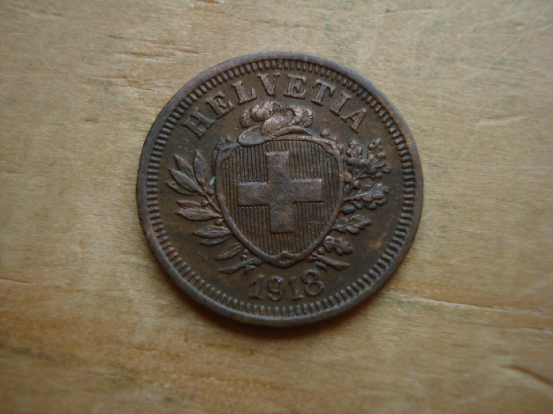 Tutti le monete: (W5) 1 Rappen 1918 – Usato da Erlach venduto da Net-Coins