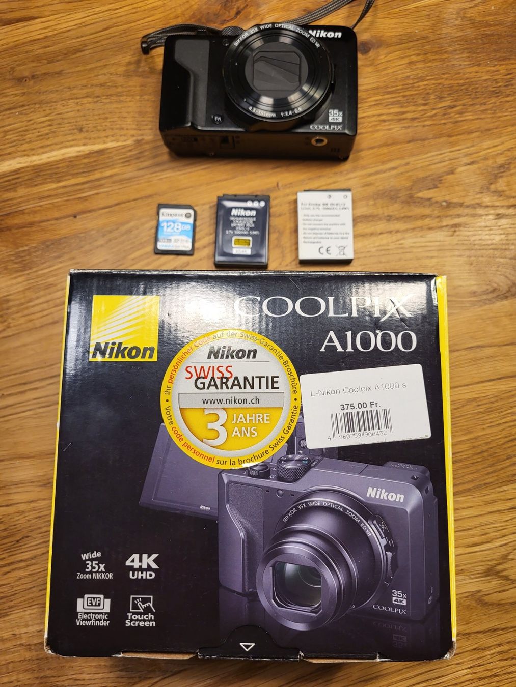 Coolpix Kamera: Coolpix A1000 – Gebraucht aus Oberwil BL von  3