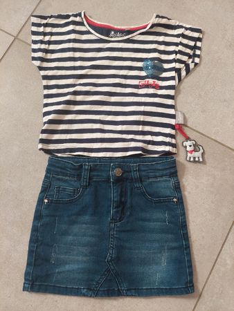 très joli ensemble Sigikid et 3 pommes, 4-5 ans